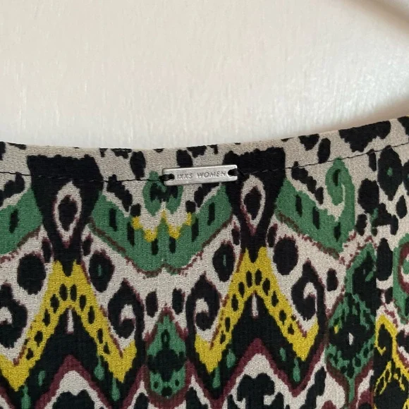 Ikks Women V-Neck Short Sleeve Dress - Size 36 - Picture 5 of 14